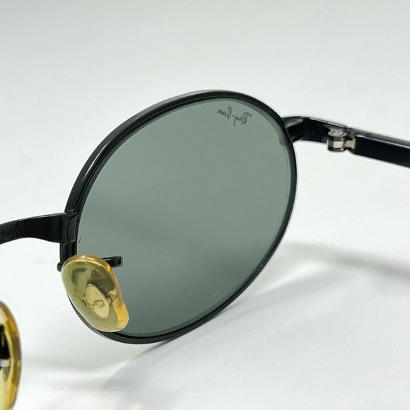 BAUSCH & LOMB RAY BAN W2775 BLACK SIDESTREET OVAL G15 CRYSTAL SUNGLASSES w/CASE - Picture 7 of 12